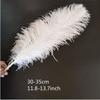 10 шт. элегантное страусиное перо белое пушистое перо для свадебной вечеринки домашняя комната DIY украшения 30-35 см/11,8-13,7 дюйма