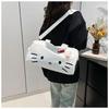 Hello Kitty Bow-Accent Crossbody and Shoulder Gym Bag