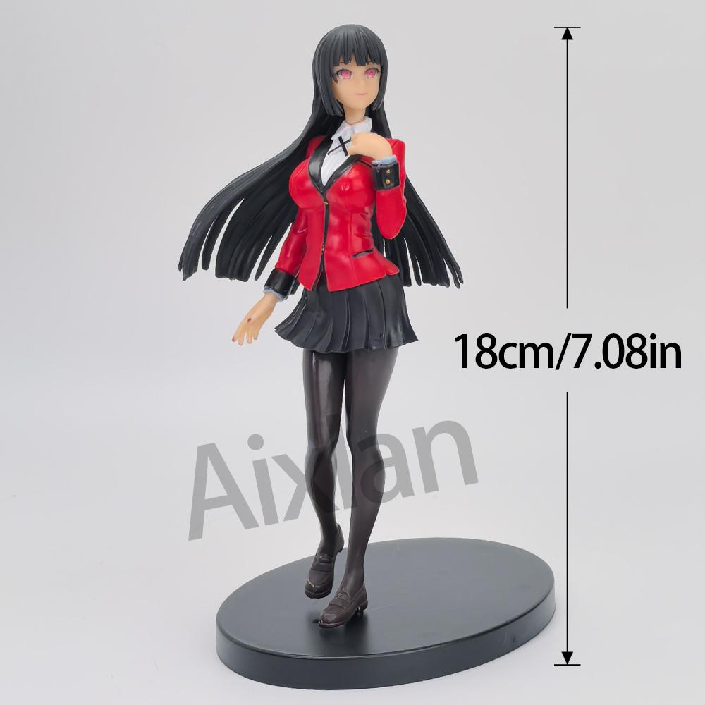 17 см ARTFX J Kakegurui Аниме Фигурка Джабами Юмеко ПВХ Фигурка Действия Коллекционная Модель Игрушки Подарок Украшения Кукла Игрушка