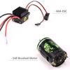540 Brushed Motor RC Crawler Motor 27T and 60A ESC RC Car ESC Brushed Electric Speed Controller 5V 2A BEC for 1 10 RC