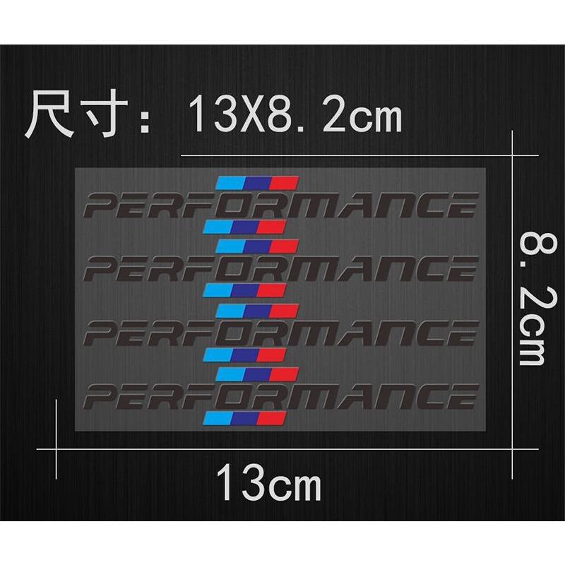 4 шт. Эмблема ручки двери автомобиля Performance 3D наклейки для Bmw M F30 F31 F34 F35 F80 G30 G31 F01 F02 F20 F21 F52 E46 X1 X3 X5 X6 X7