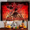Welcome to The Other Side Horror Tapestry Upside Down Forest Backdrop Banner for Stranger Birthday Party Halloween Decor Gift