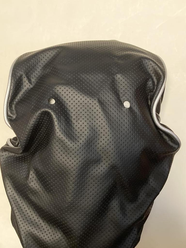 Made In Thick Synthetic Leather Seat Covers Specifically Designed for the PCX125 Easy Installation with Elastic Dimpled Fiber with Silver Japan! JF28.
