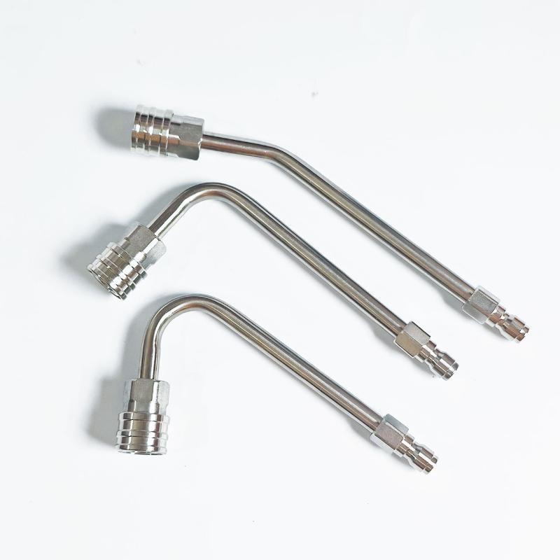 Stainless Steel Pressure Washer Curved Wand Set Durable Quick Connect For Car Washing Outdoor Cleaning