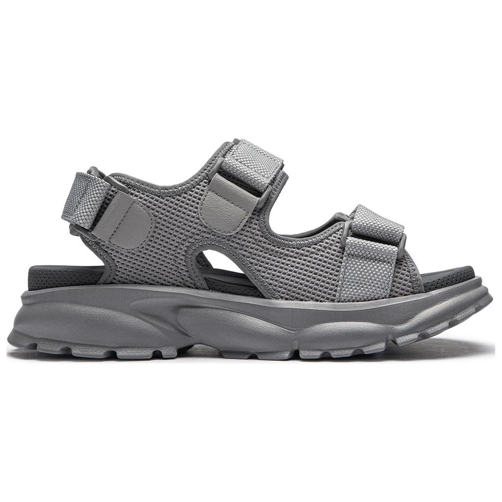 Li Ning SOFT COCA Пляжные сандалии Мужские Серые AGUU001-1