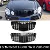For Mercedes Benz E-Class W211 E200 E230 E240 E280 E350 2003-2008 Front Bumper Gril Racing Grill Accessories