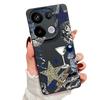 Leopard Star Disco Ball Pattern Case For Xiaomi Redmi Note 14 13 Pro 5G 4G 12 11 Funda Xiaomi 14T 13T 11T Pro Leather Texture Silicone Cover
