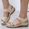 Fashion Women Sandals Classics Summer Sandals Shoers Women Elegant Low Heels Sandalias Mujer 2024 New Summer Shoes Female Wedge Sandals
