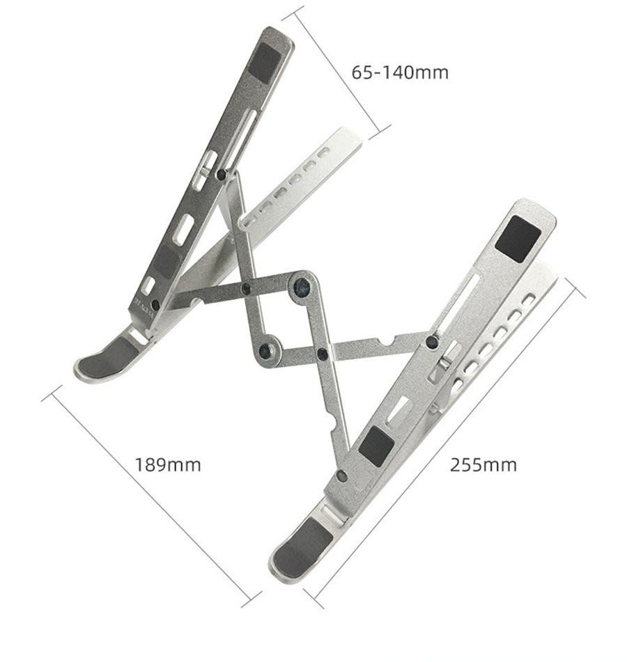 Металлический алюминиевый сплав складная подставка для ноутбука портативная охлаждающая подставка