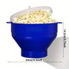 Силиконовая микроволновая печь для приготовления попкорна, пищевая складная высококачественная кухонная простая ведро для приготовления попкорна, миска с крышкой