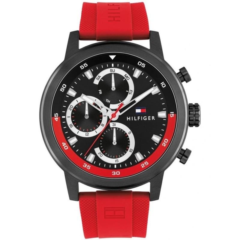 Tommy Hilfiger 1792178 красные Кварцевые Мужские Часы
