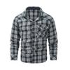 Autumn and Winter Collared Youth Shirt Jacket, Spring and Autumn Thin Shirt, Men's Flannel Shirt