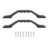 2pcs RV Door Grab Handle Nylon RV Entry Door Assist Handle for RV Step Travel Trailer Toilet 232mm Black