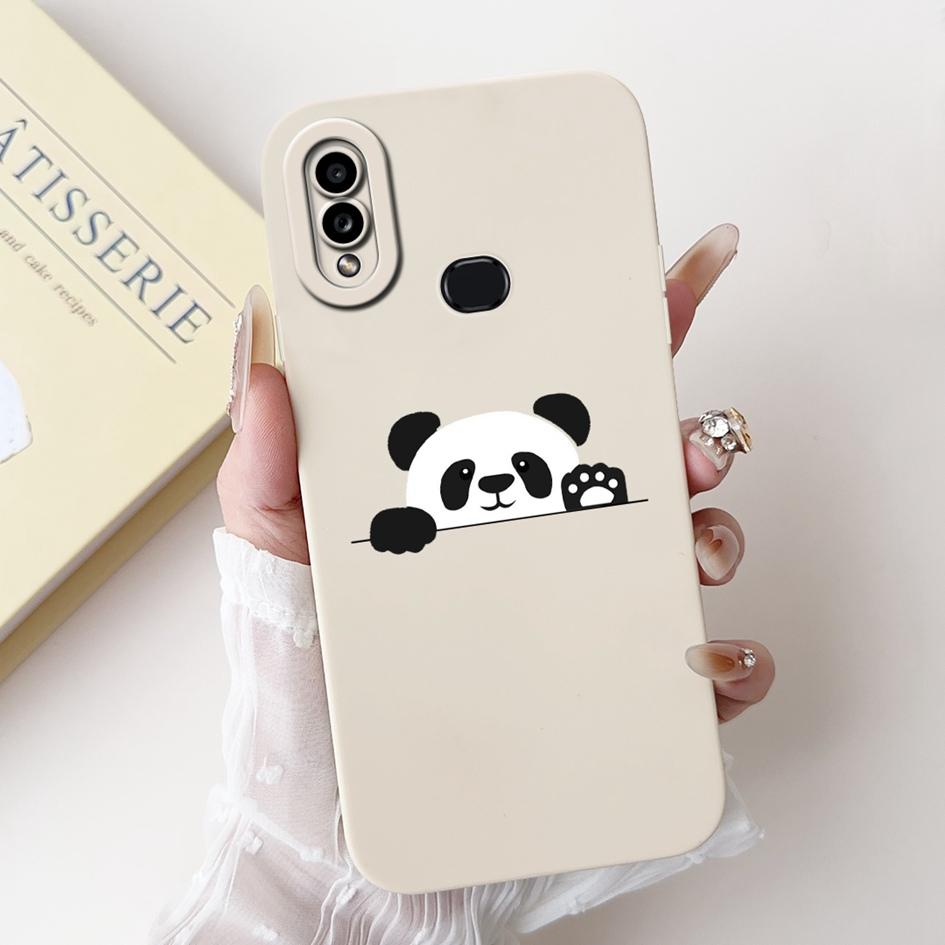 For Samsung Galaxy A10s Case SM-A107F Cover Creative Panda Cartoon Soft Silicone Phone Cases on Samsung A10 SM-A105F M01s Bumper