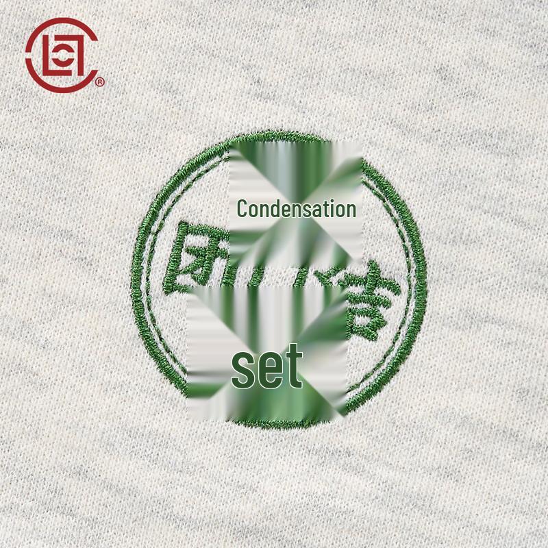 CLOT Panda Embroidery Neo-Chinese Style Long-Sleeve Cotton T-Shirt