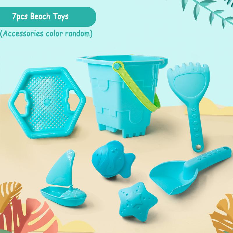 Пляжные игрушки для детей, замок, ведро с песком, совок для копания, игрушка, детский набор песочницы, инструменты для игры в песочницу, пляжные игры на открытом воздухе для детей