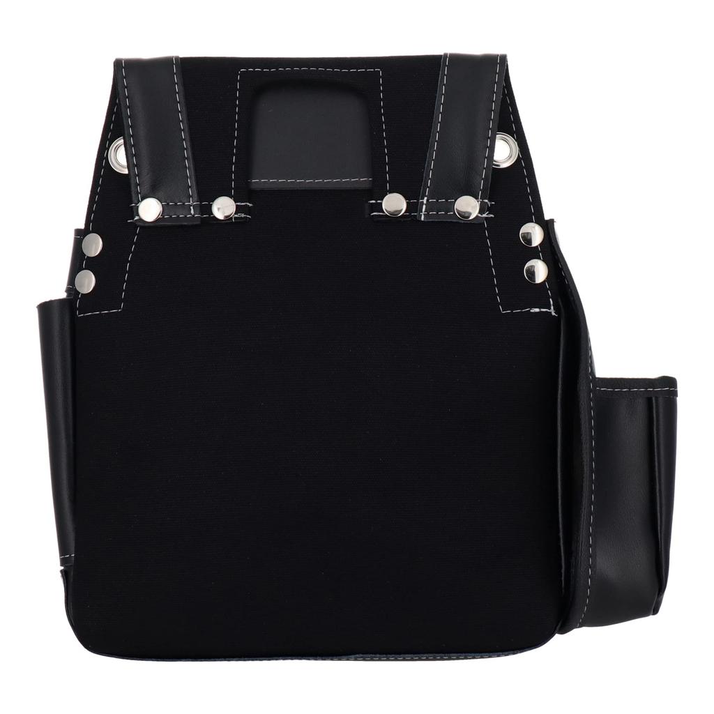 Sankyo Corporation DBLTACT Genuine Leather Excellent Nail Bag 2 Tiers with Ink Point Case Black DTL-11-BK