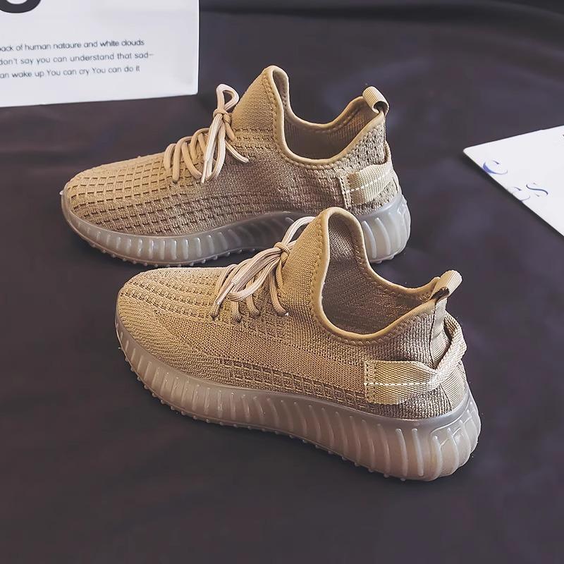 Парная обувь, обувь из кокосового волокна, женская, 2025 новинка, дышащая сетчатая обувь, повседневная, универсальная, удобная спортивная обувь, мужская, тренд