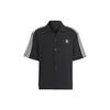 Originals X Home Of Classics Striped Logo Short Sleeve Shirt Men Tops Black HS2074