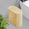 Trash Can Garbage Bin Toilet Wastebasket Restroom Waste Basket for Home Dresse Bedroom