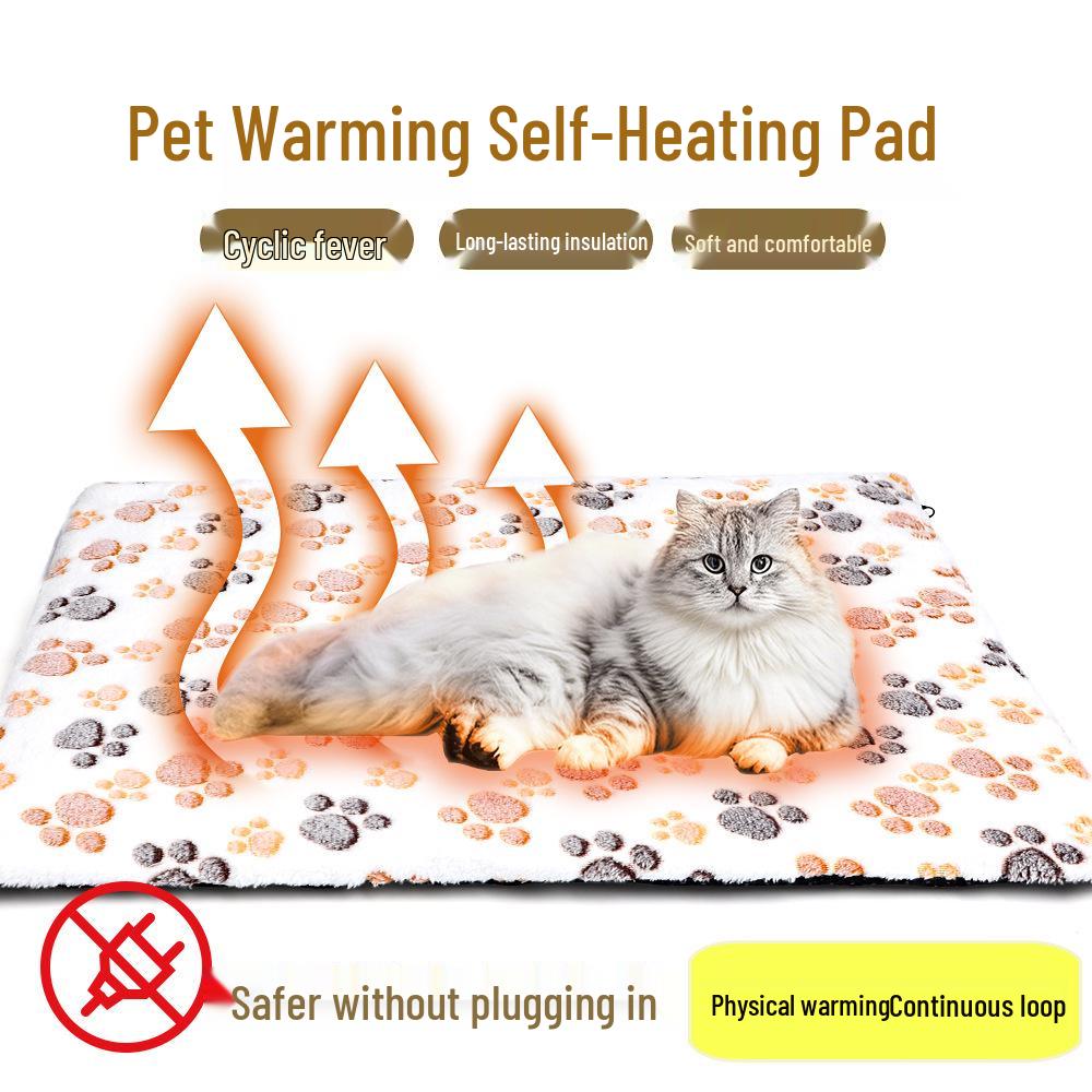 Самонагревающийся зимний коврик для питомцев: Теплая спальная подушка для собак и кошек