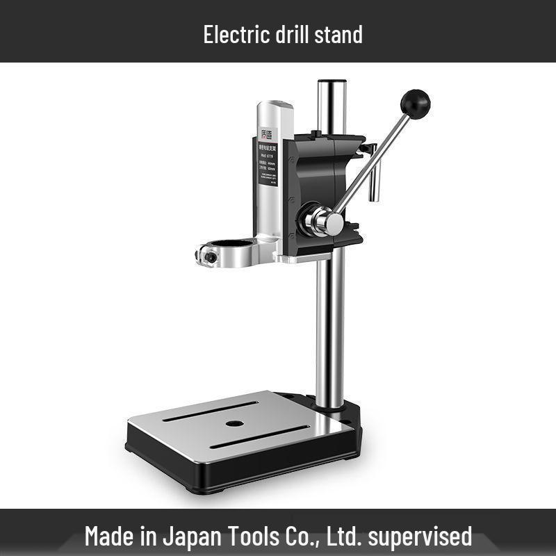 Multi-functional Japanese Hand Drill Stand: Universal Miniature Drill Press for Household Use