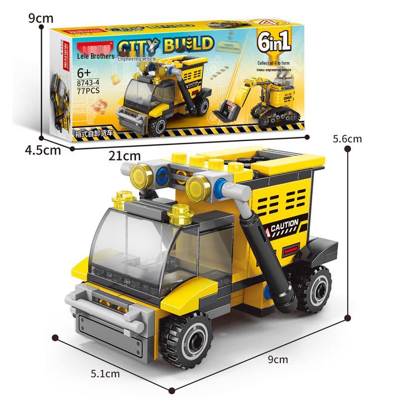 Совместимая Инженерная Модель Пожарного Робота-Машины - Образовательная Сборная Игрушка с Конструктором