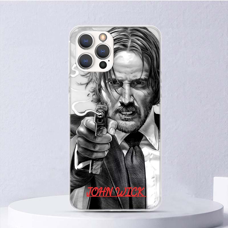 John Wick 4 Movie Soft Case For iPhone 16 17 Air 16E 15 Plus 11 12 13 Mini 14 Pro Max Phone Cover Apple 7 8 SE Coque Funda