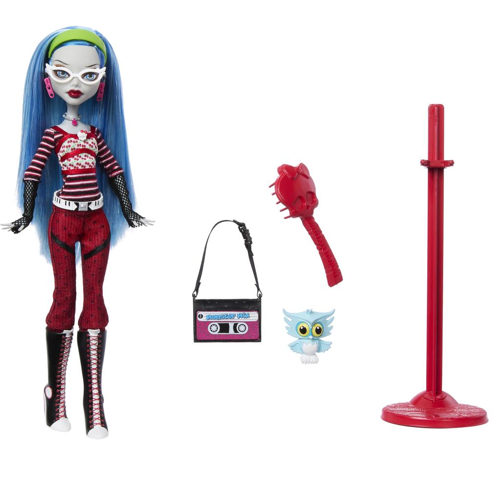 Monster High Booriginal Creeproduction Doll, Ghoulia Yelps Collectible Reproduction, Doll Stand, Diary, Pet Owl, Sir Hoots-A-Lot (Amazon Exclusive).