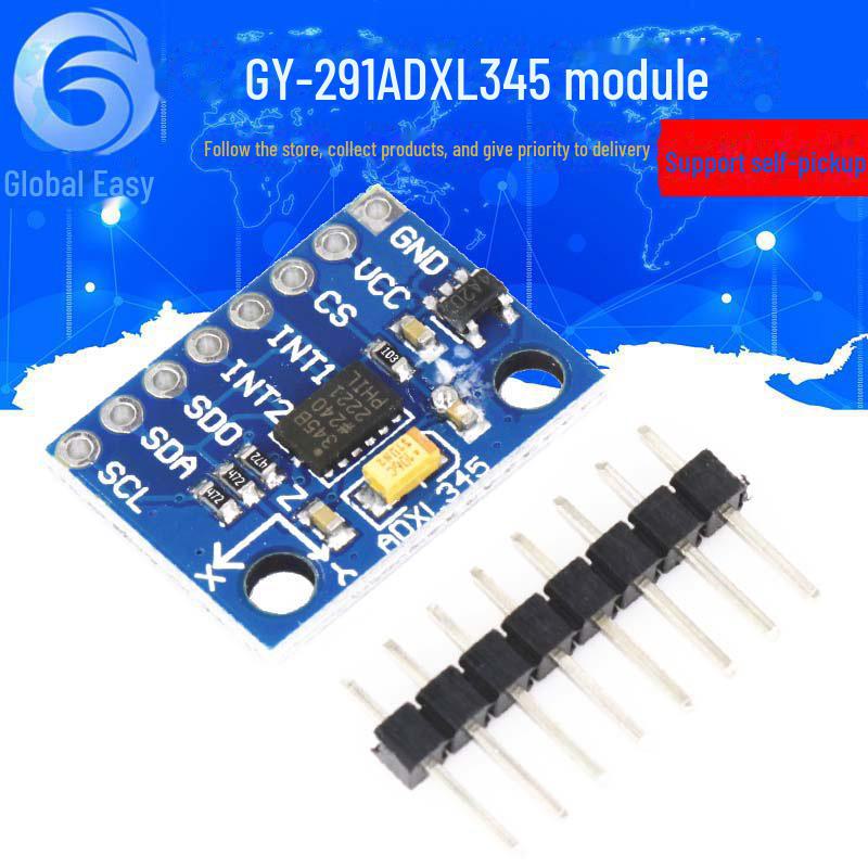 Цифровой трехосевой акселерометрический модуль ADXL345 с IIC/SPI