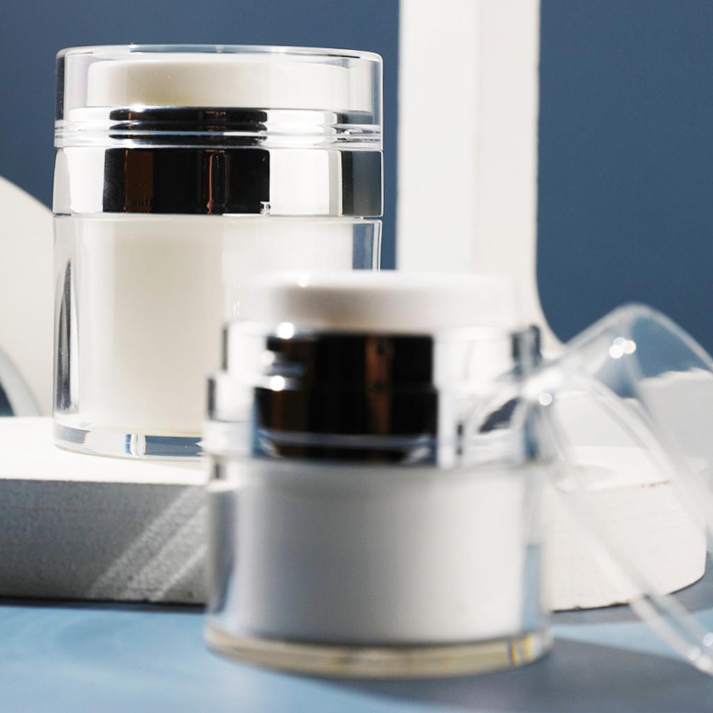 50 мл банка для крема вакуумная бутылка мини акриловый насос косметический контейнер для лосьона увлажняющий крем