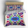 Floral and geometric design. Bedding sets Duvet cover sets Duvet covers Pillowcases(1 * Duvet Cover 2 * Pillowcases without duvet insert)