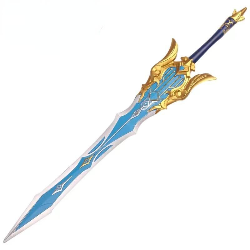 100 см перекованный меч, меч Камисато Аяка, меч для косплея, оружие, реквизит, безопасность, подарок для роли из искусственной кожи