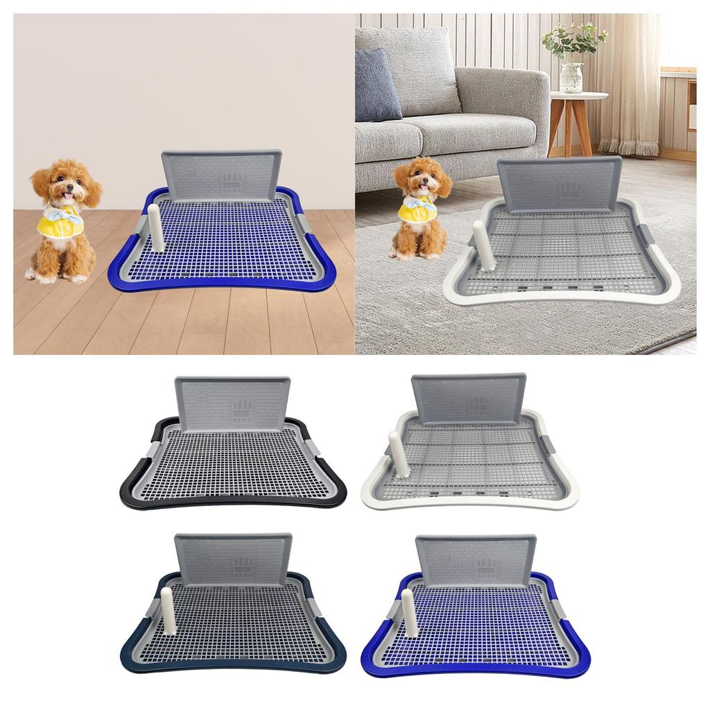 Dog Toilet Pet Mesh Training Potty with Protection Wall No Spilling No Leaking Keep Paw Dry Dog Potty Tray for Outdoor Home