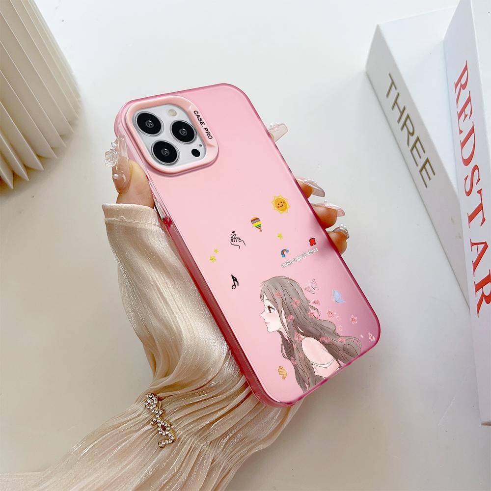 Модный красочный серебристый двусторонний чехол для телефона, мягкий край, жесткий чехол, полная защита, противоударный чехол для телефона для Samsung A16 A55 Xiaomi Redmi 14C Poco C75