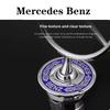 AABID1 ZZZ---1pcs 44mm 3D Metal Blue Chrome Star Bonnet Hood Logo Emblem Badge for Mercedes Benz AMG W202 W203 W204 W208 W210 W220 W221