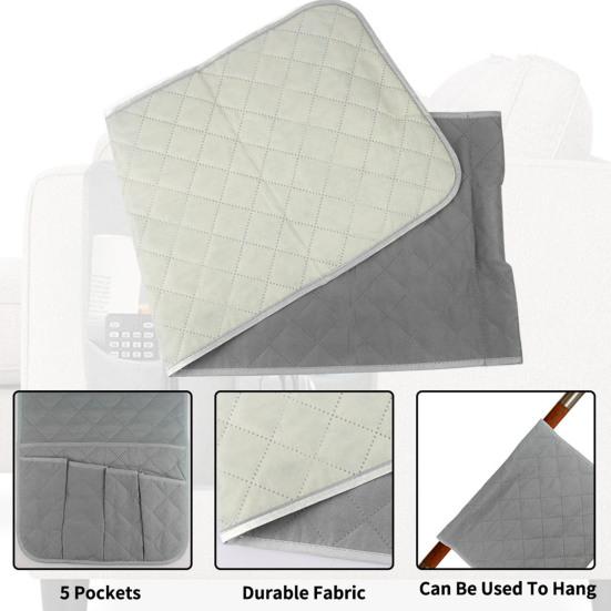 Organizing Spacious Convenient Multifunctional Book Magazine Keys Armrest Organizer Armchair Caddy