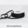 Корейская матовая лента из полиэстера и хлопка для изготовления бантов и аксессуаров для волос своими руками, 1 см