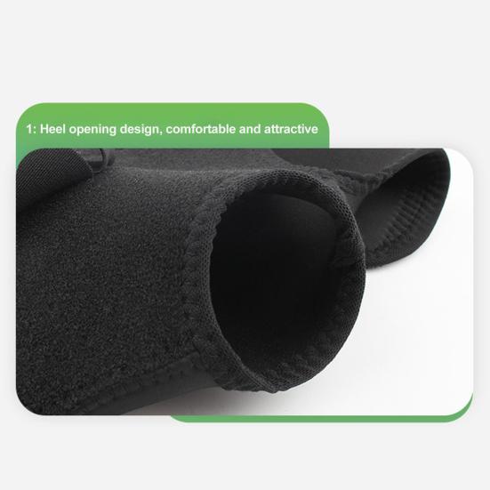 1 шт. высокоэластичный бандаж на лодыжку, поддержка лодыжки с застежкой, мягкий дышащий регулируемый компрессионный рукав для лодыжки