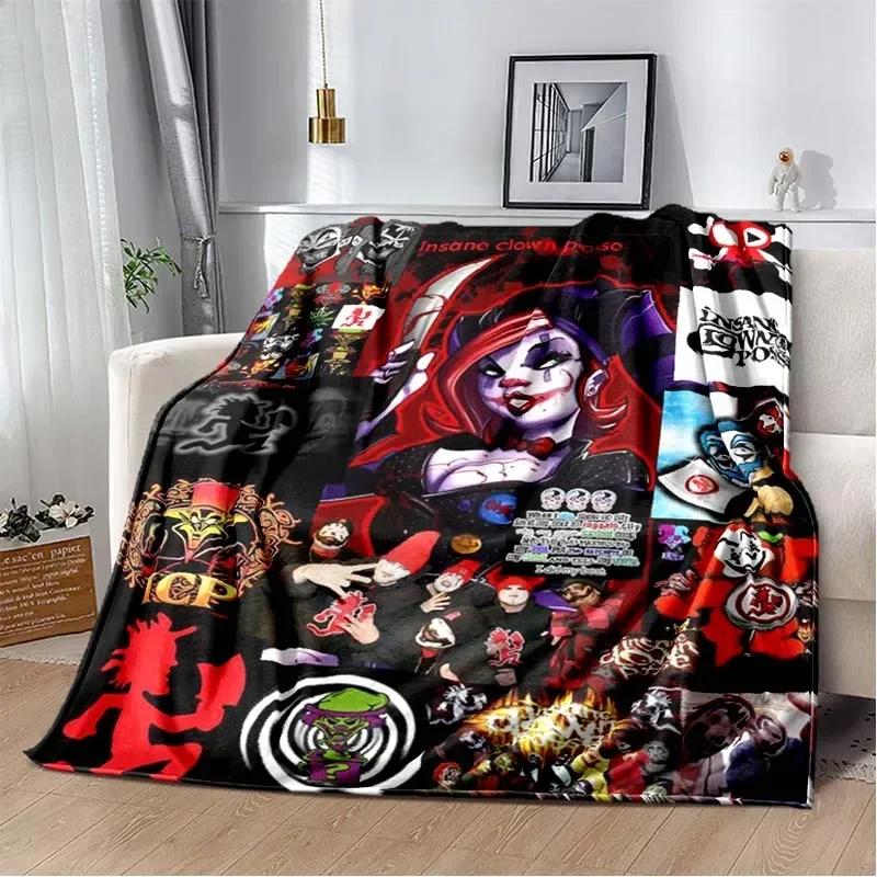 Одеяло Insane Clown Posse Band ICP Juggalo Faygo HIP HOP Мягкое фланелевое детское теплое одеяло для спальни, дивана, кровати, путешествия, пикника