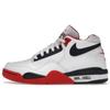 Nike Flight Legacy Скользкие Устойчивые к истиранию Средние Винтажные Баскетбольные Кроссовки Унисекс Белый Красный Серый BQ4212-100(Команда107-)