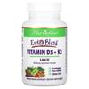 Earth's Blend, Vitamin D3 + K2, 5,000IU, 90 Veggie Capsules