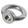1/10pcs 304 Stainless Steel Threaded Nut Fastener M8(5/16") Eyebolt Ring  Lifting Accessories