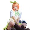 [Milky Time] The Quintessential Quintuplets Nakano Ichika, Nino Miku, Yotsuba, and Mayu Cosplay Set with Wig, Halloween (Medium, Yotsuba Set)