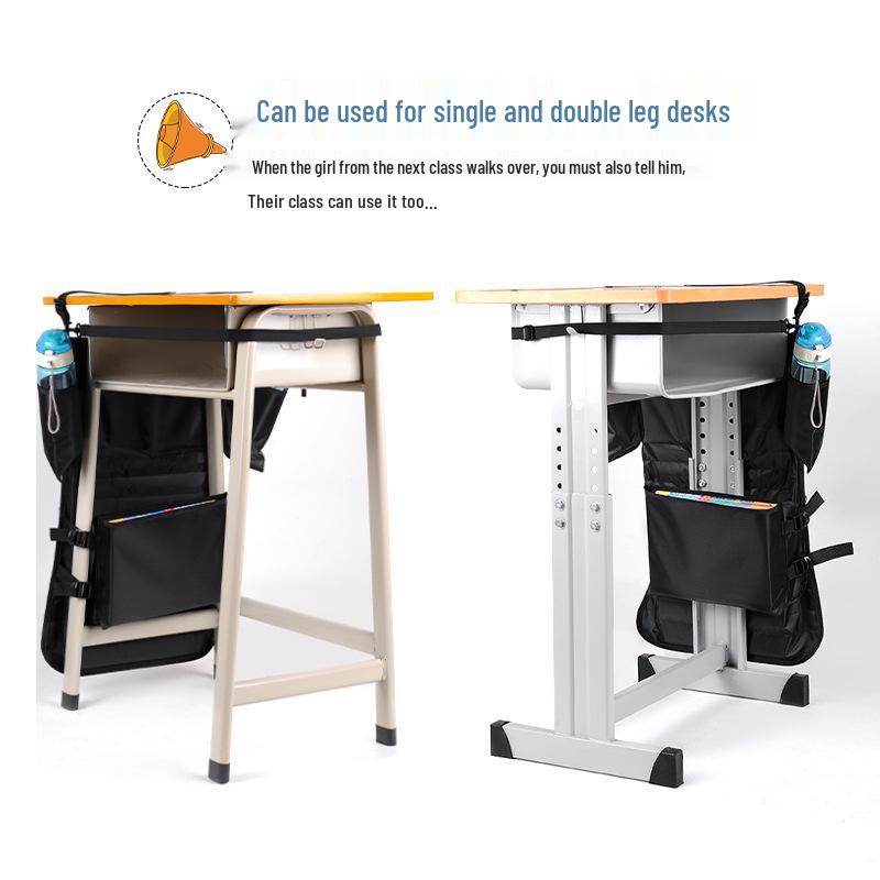 Large Capacity Hanging Desk Book Bag for Students