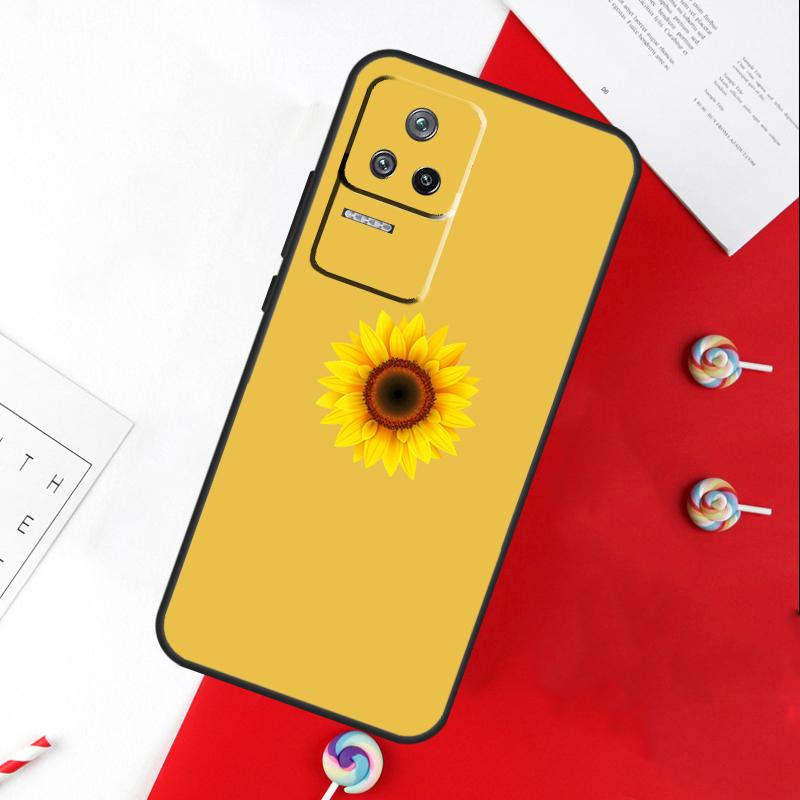 Цветочный чехол с ромашками и подсолнухами для Xiaomi 14T 11T 12T 13T Pro 13 14 15 Ultra POCO X7 Pro X3 X5 X6 F5 F6 M6 Pro