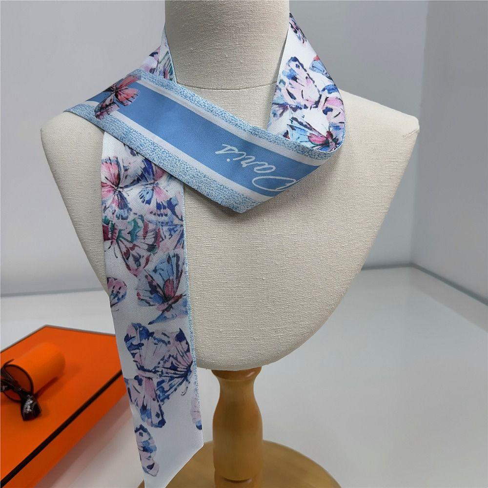 Floral Scarf Breathable Neckerchief Fashion Foulard Girl