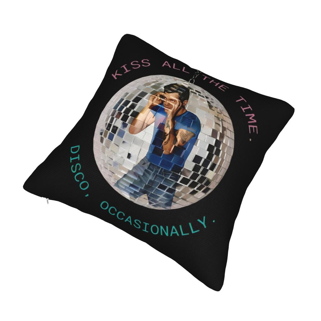 Harrys Styles Kiss All The Time Disco Singer Pillowcase Printing Cushion Cover Gift Pillow Case Cover Home Square 45*45Cm