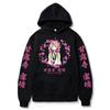 Hot Anime Demon Slayer Hoodie Men Women Pink Peach Blossom Pullovers Harajuku Beautiful Kanroji Mitsuri Winter Warm Sweatshirts