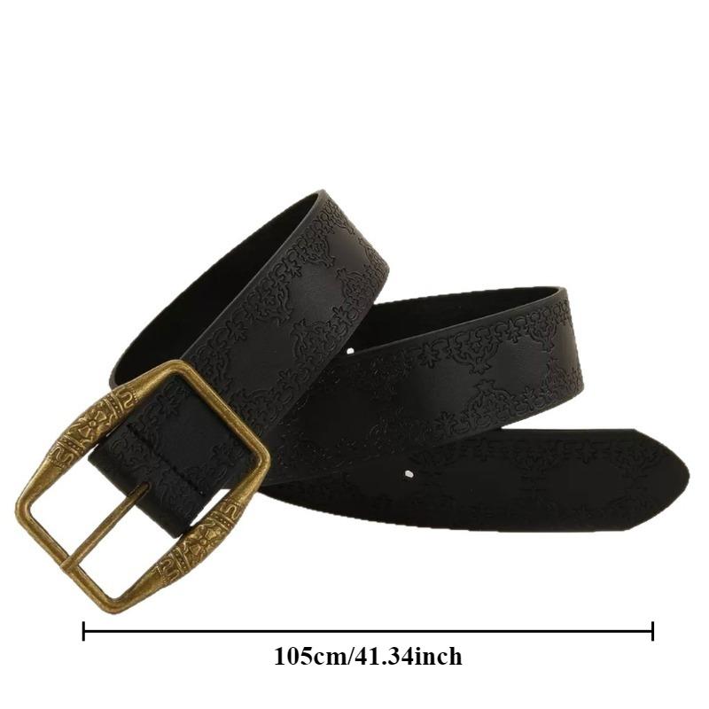 New Fashionable Retro-Style Belts for Women Ethnic-Style Belts with Exquisite Prints—Versatile and Perfect for Jeans